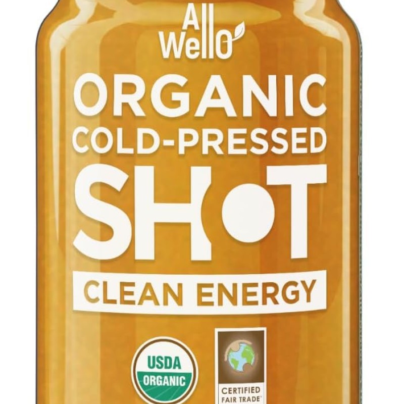 ALLWELLO Cold-Pressed Clean Energy Shot