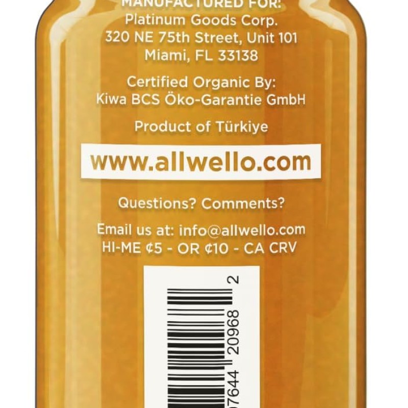 ALLWELLO Cold-Pressed Clean Energy Shot