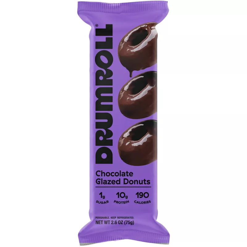 Drumroll Chocolate Glazed Mini Donuts