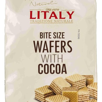 Litaly Bite Size Wafers with Cocoa