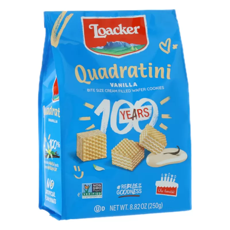 Loacker Quadratini Cookies Vanilla