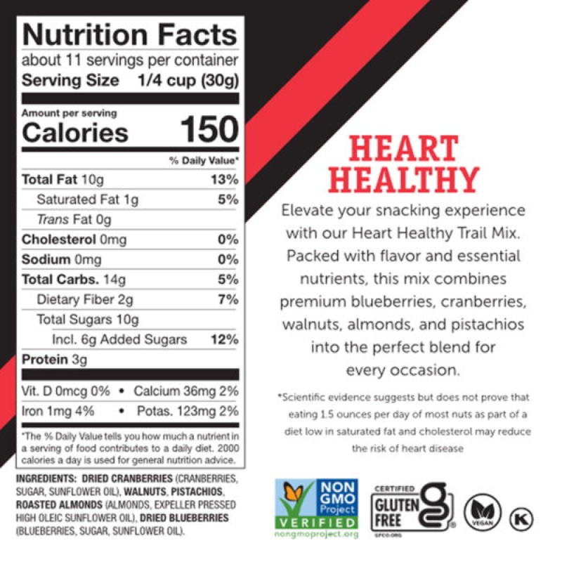 Power Up Heart Healthy Trail Mix