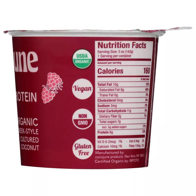 Cocojune Raspberry Coconut Yogurt