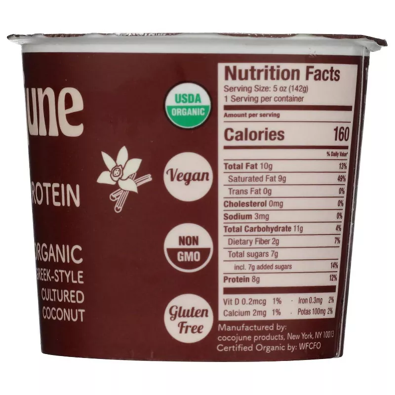 Cocojune Vanilla Cinnamon Coconut Yogurt