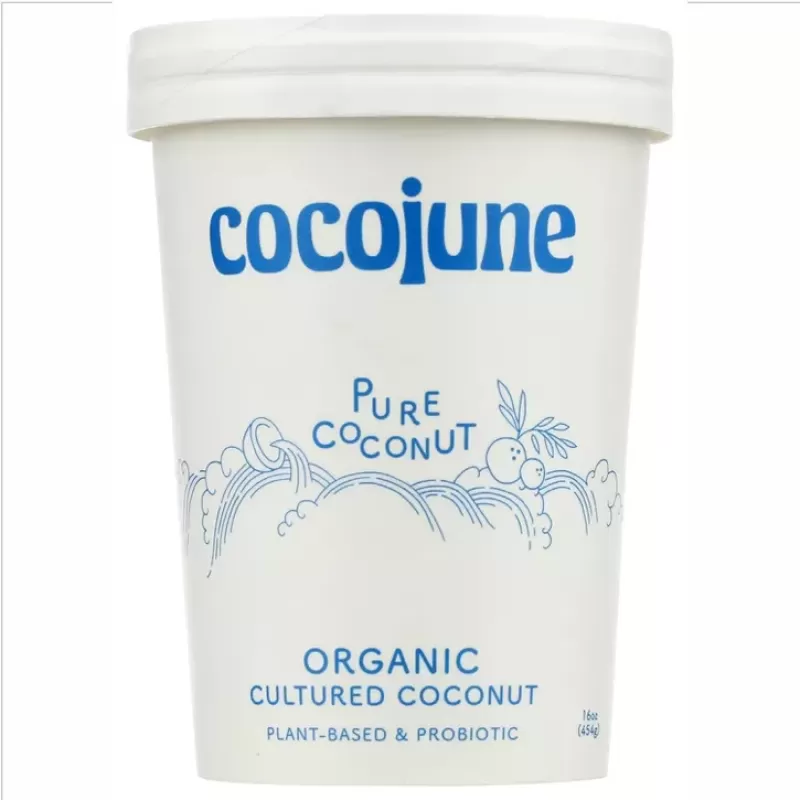 Cocojune Organic Cultured Coconut Yogurt – Pure Coconut