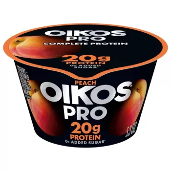 Oikos Pro Peach Greek Yogurt