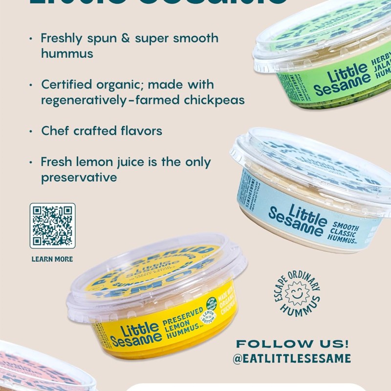 Little Sesame Hummus Preserved Lemon