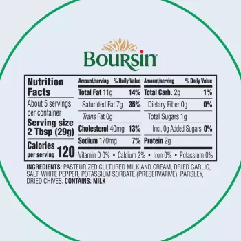 Boursin Garlic and Fine Herbs Gourmet Cheese