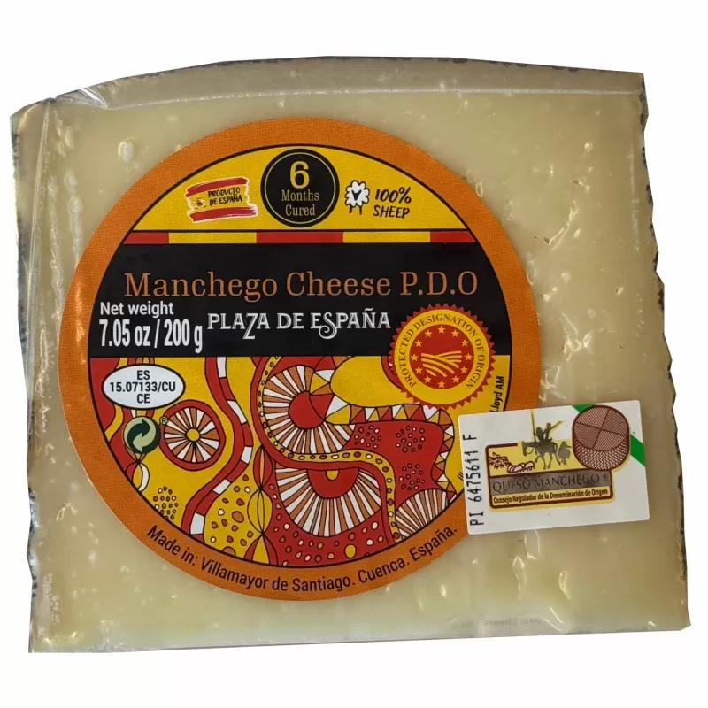 Plaza De Espana Manchego Cheese Wedge