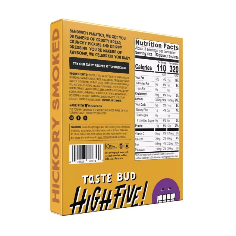 Tofurky Plant Based Hickory Smoked Deli Slices