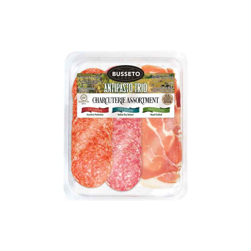 Busseto Antipasto Trio Charcuterie Assortment