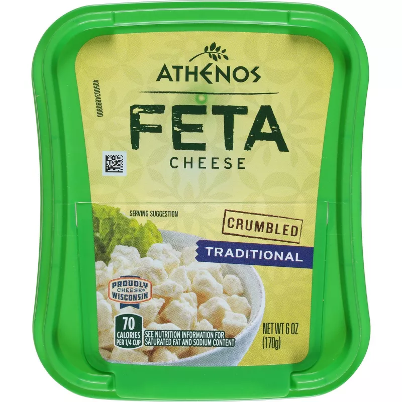 Athenos Traditional Feta Cheese - 6oz