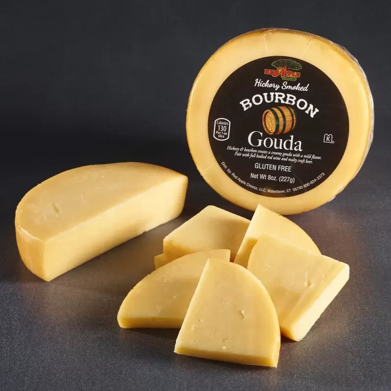 Hickory Smoked Bourbon Gouda Wheel