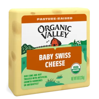 Organic Valley Baby Swiss Cheese