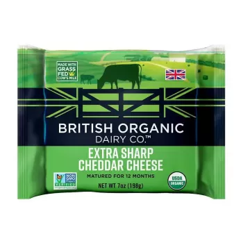 British Organic Extra Mature Cheddar