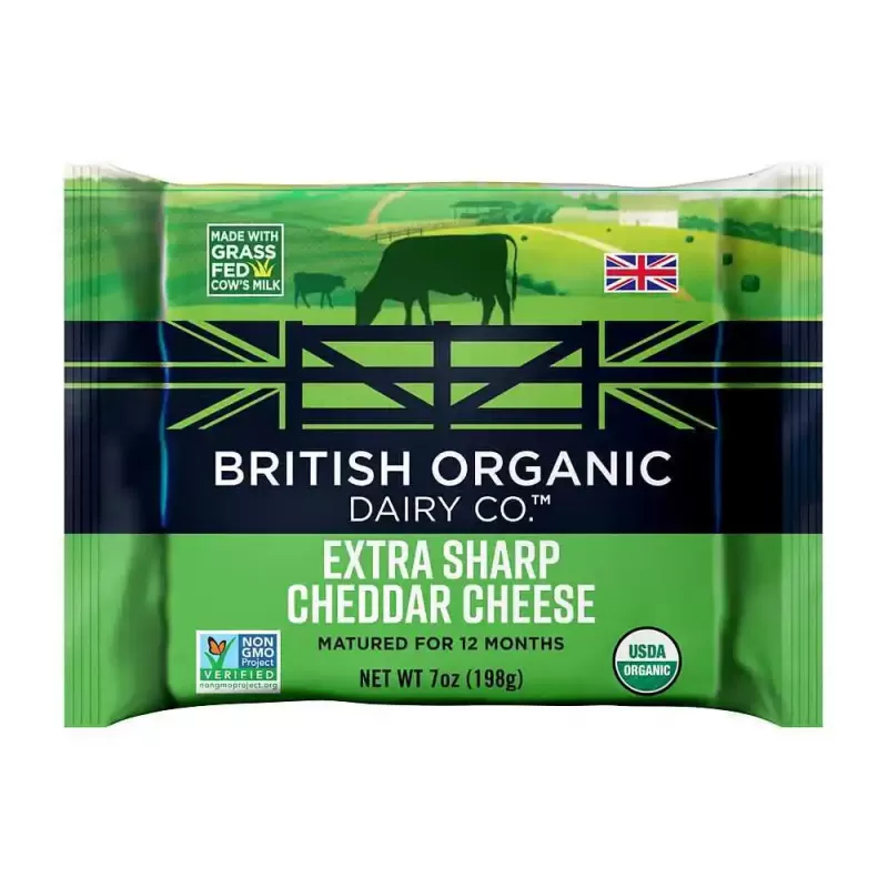 British Organic Extra Mature Cheddar
