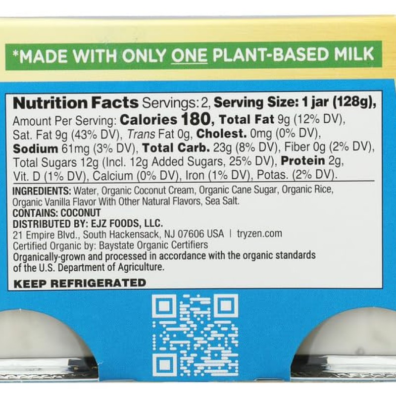 ZEN Organic Coconut Rice Pudding (2-Pack)