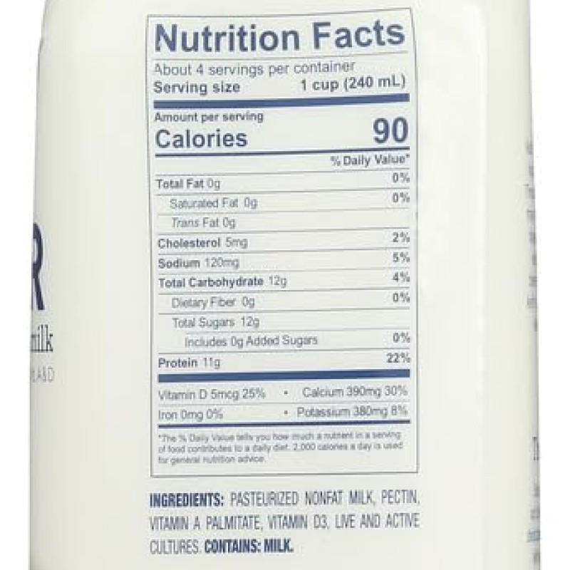 Lifeway Probiotic Non Fat Plain Kefir