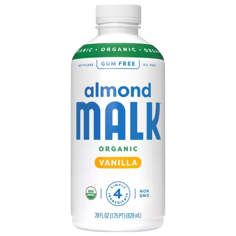 MALK Organics Unsweetened Almond Vanilla Milk