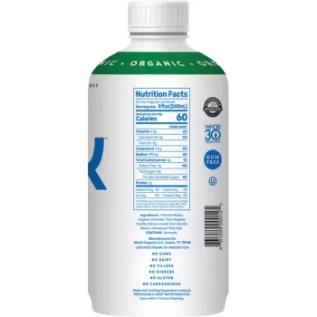 MALK Organics Unsweetened Almond Vanilla Milk