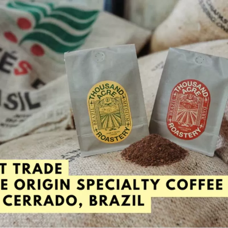 Thousand Acre Roastery Colombia Dark Roast Ground Coffee