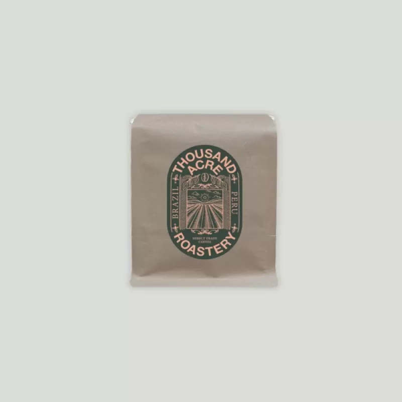 Thousand Acre Roastery Peru Medium Roast Ground Coffee