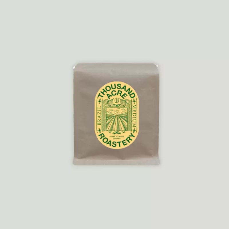 Thousand Acre Roastery Brazil Medium Roast Ground Coffee