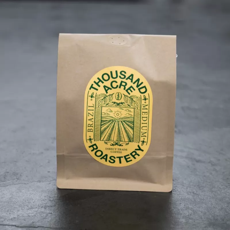 Thousand Acre Roastery Brazil Medium Roast Ground Coffee