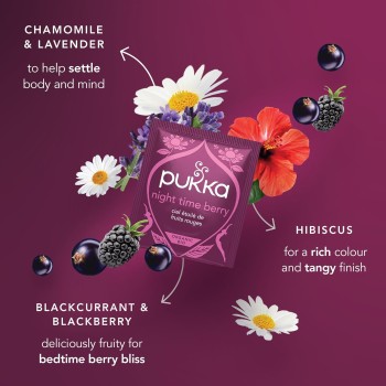 Pukka Organic Night Time Berry Herbal Tea