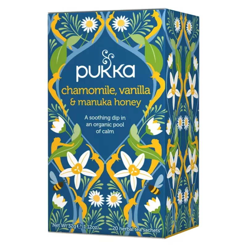Pukka Chamomile, Vanilla & Manuka Honey Tea