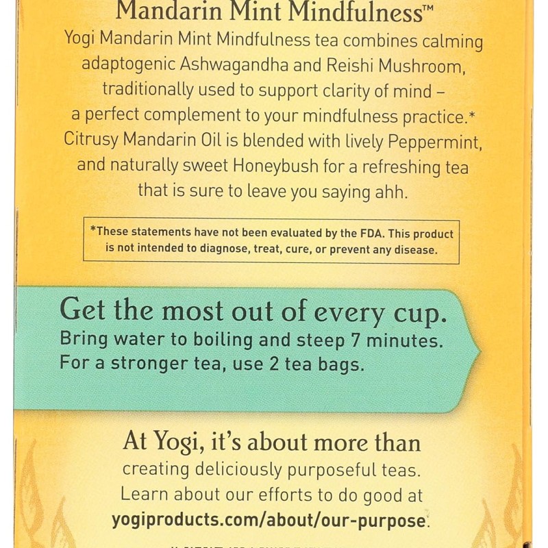 Yogi Mandarin Mint Mindfulness