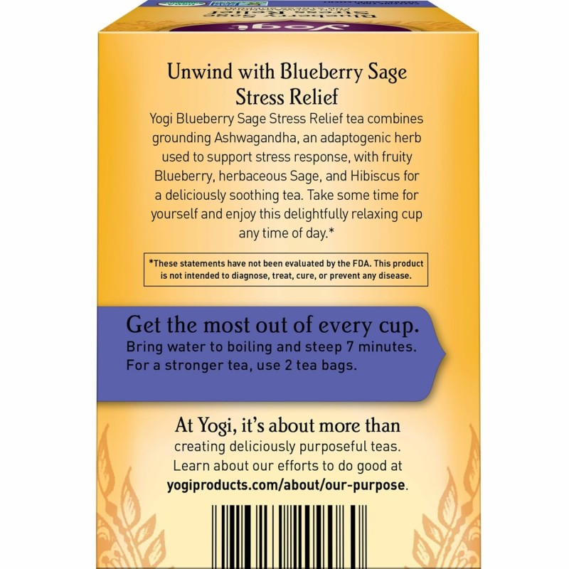 Yogi Tea Blueberry Sage Stress Relief