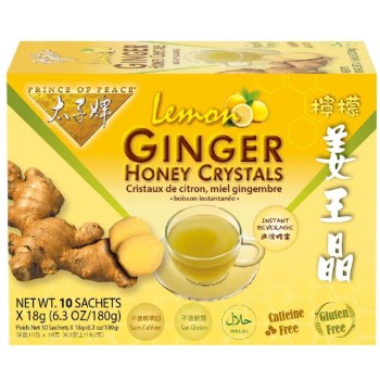 Prince of Peace Instant Natural Lemon Ginger Honey Crystals