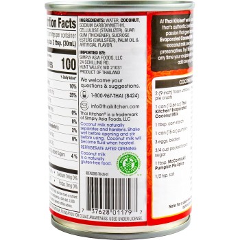 Thai Kitchen Coconut Milk, Evaporated