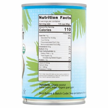 Brad's Organic Unsweetened Organic Coconut Milk