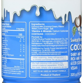 Nature's Charm Sweetned Condensed Coconut Milk