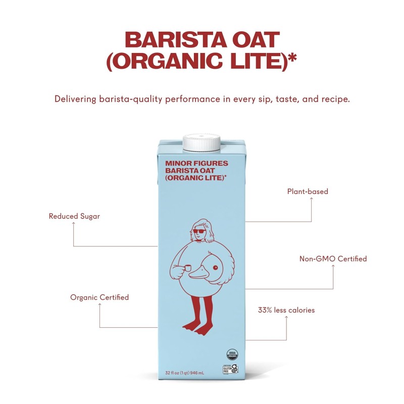 Minor Figures Organic Light Oat Milk