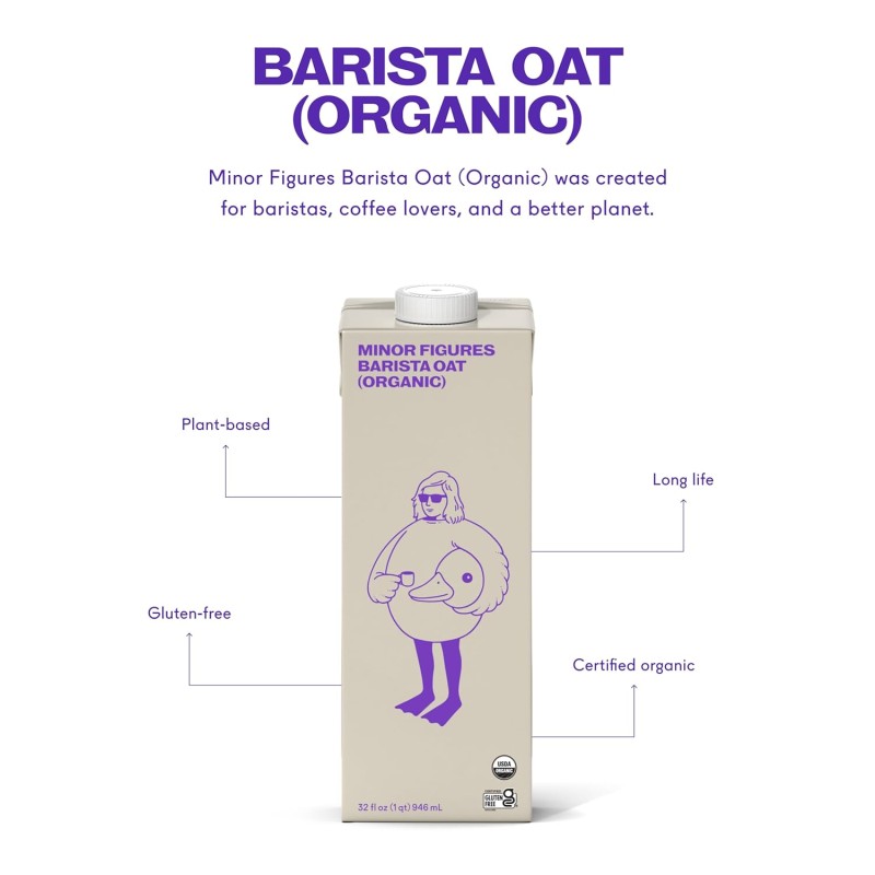 Minor Figures Organic Barista Oat Milk