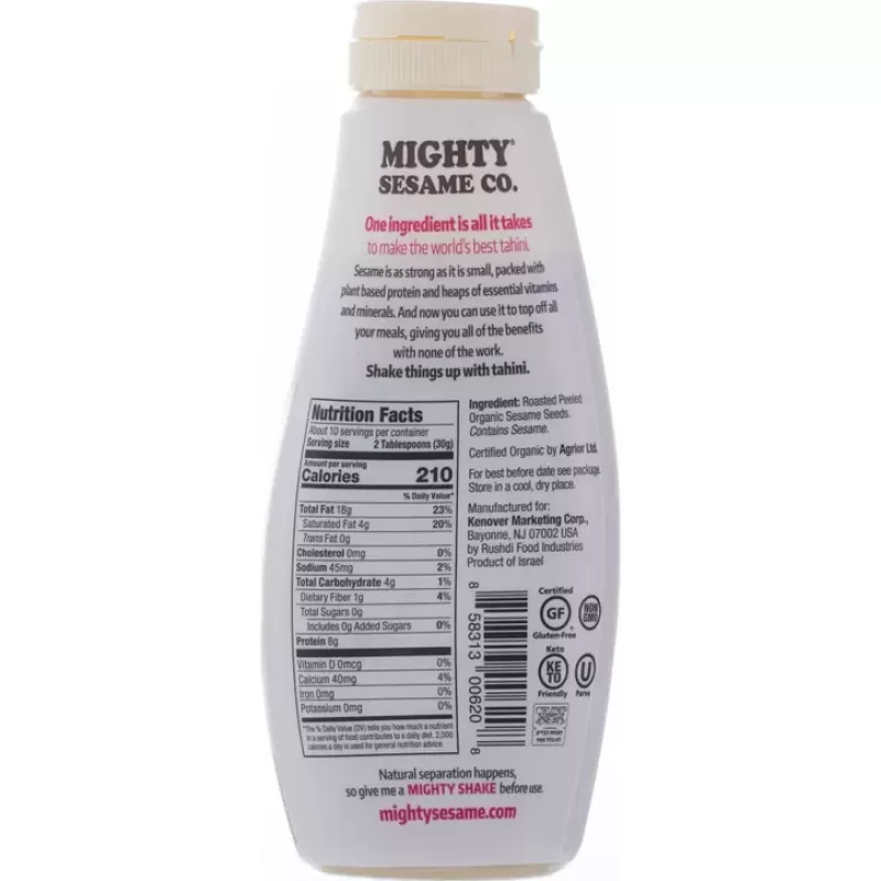 Mighty Sesame Organic Tahini – Squeezable