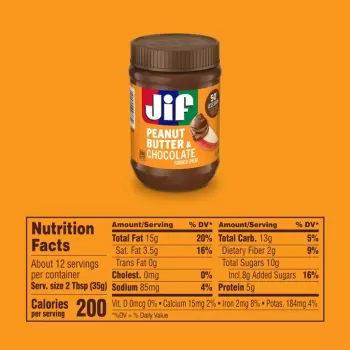 Jif Peanut Butter & Chocolate Flavored Spread