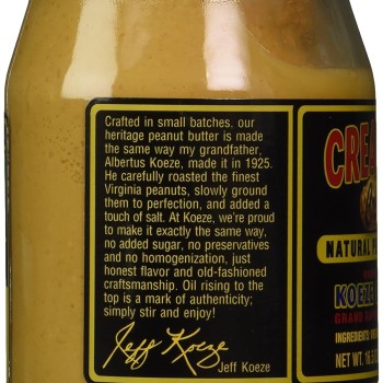 Cream Nut Crunchy Peanut Butter