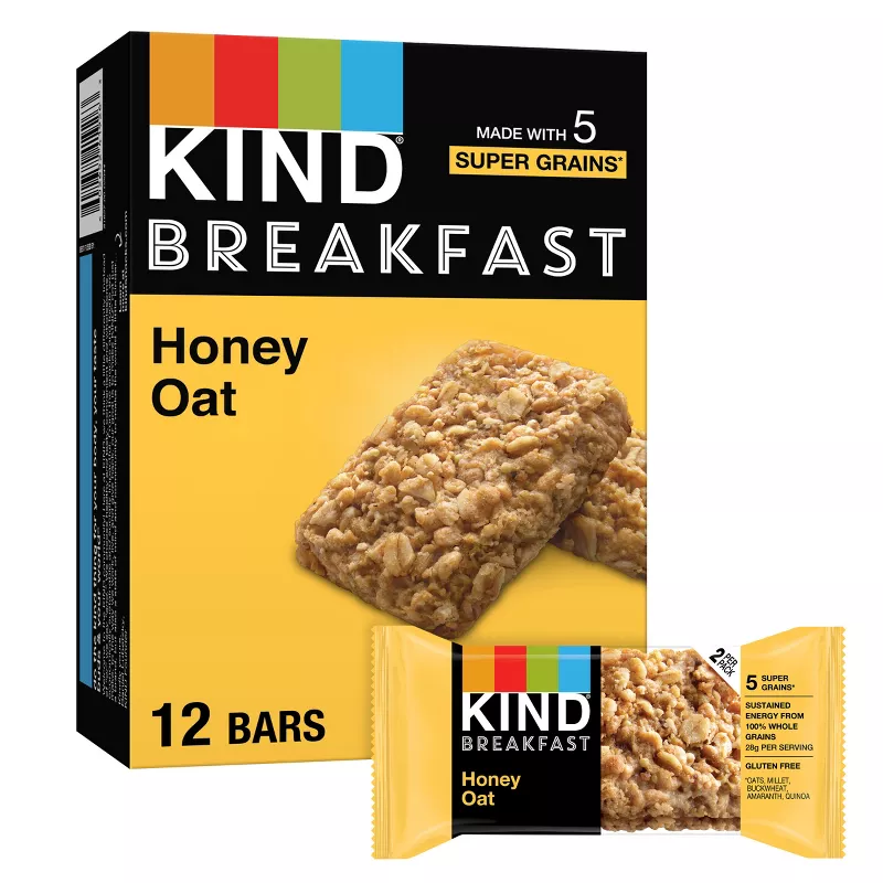 KIND Breakfast Honey Oat Breakfast Bars