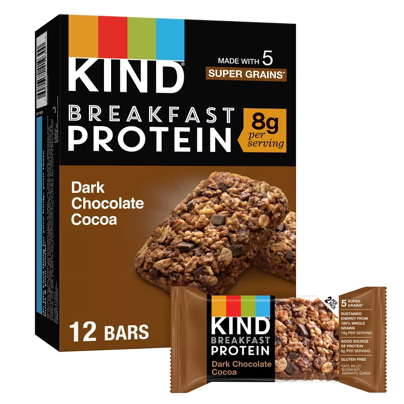 KIND Breakfast Dark Chocolate Protein Bars