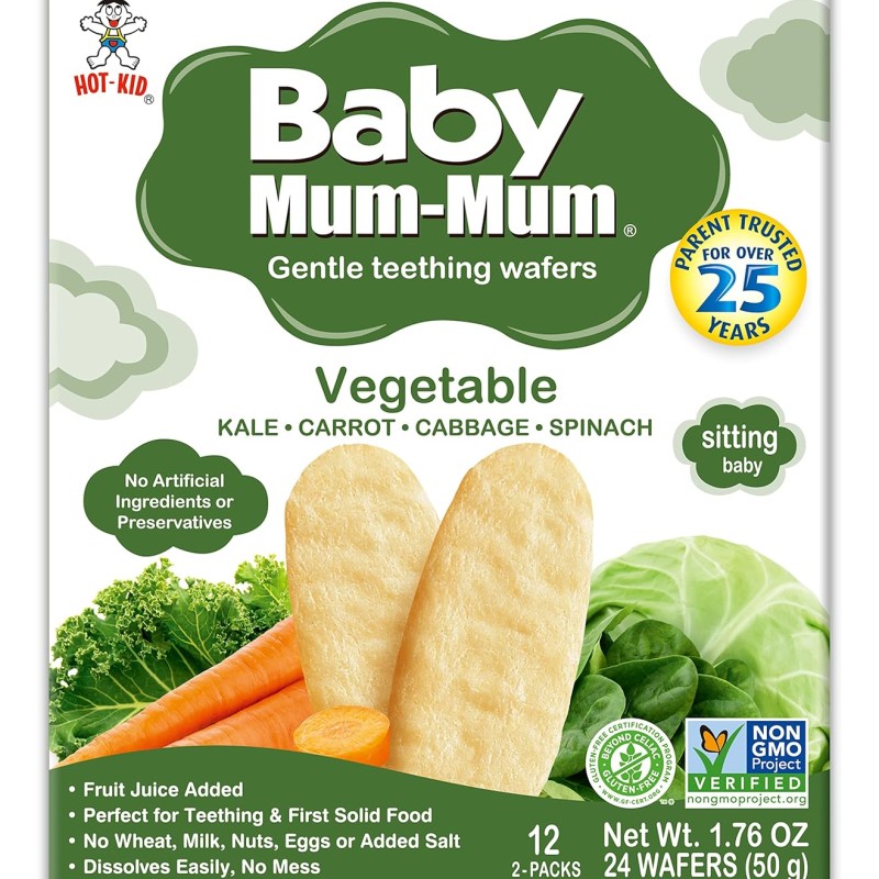 Hot-Kid Baby Mum-Mum Rice Rusks – Vegetable
