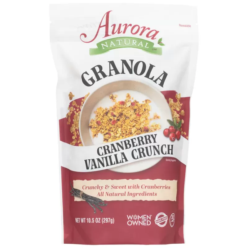 Aurora Natural Granola Cranberry Vanilla Crunch