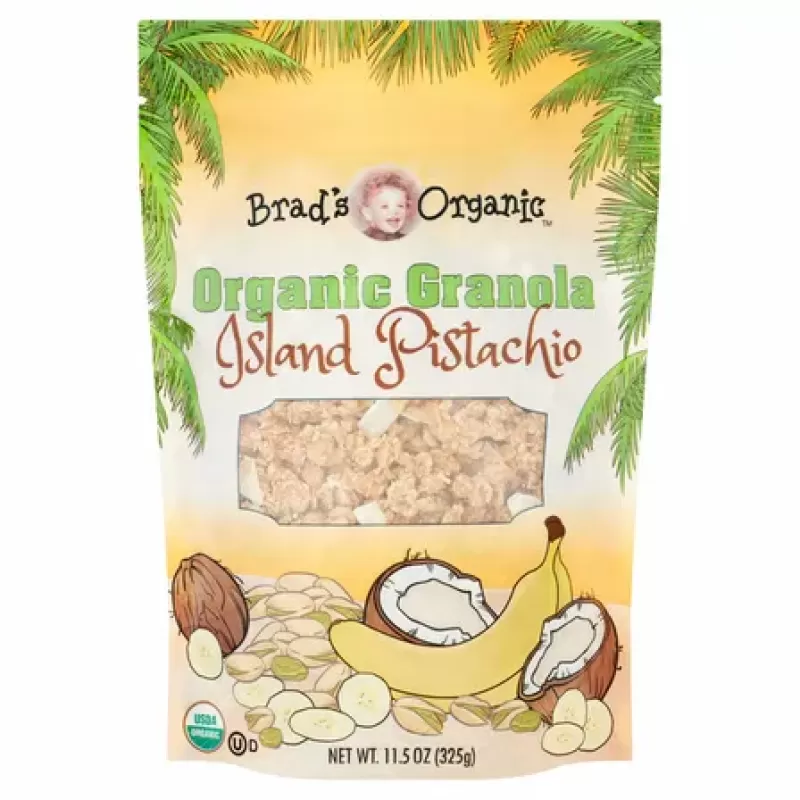 Brads Organic Granola Isl Pstachio Org