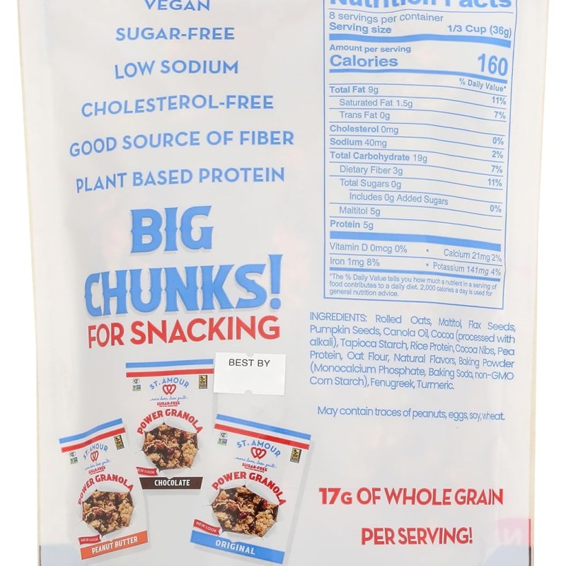 St Amour Chocolate Chip Power Granola