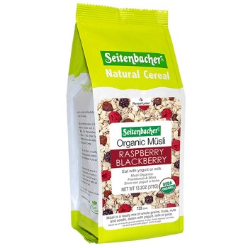 Seitenbacher Organic Oat Raspberry & Blackberry Muesli