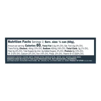 Patagonia Smoked Mussels