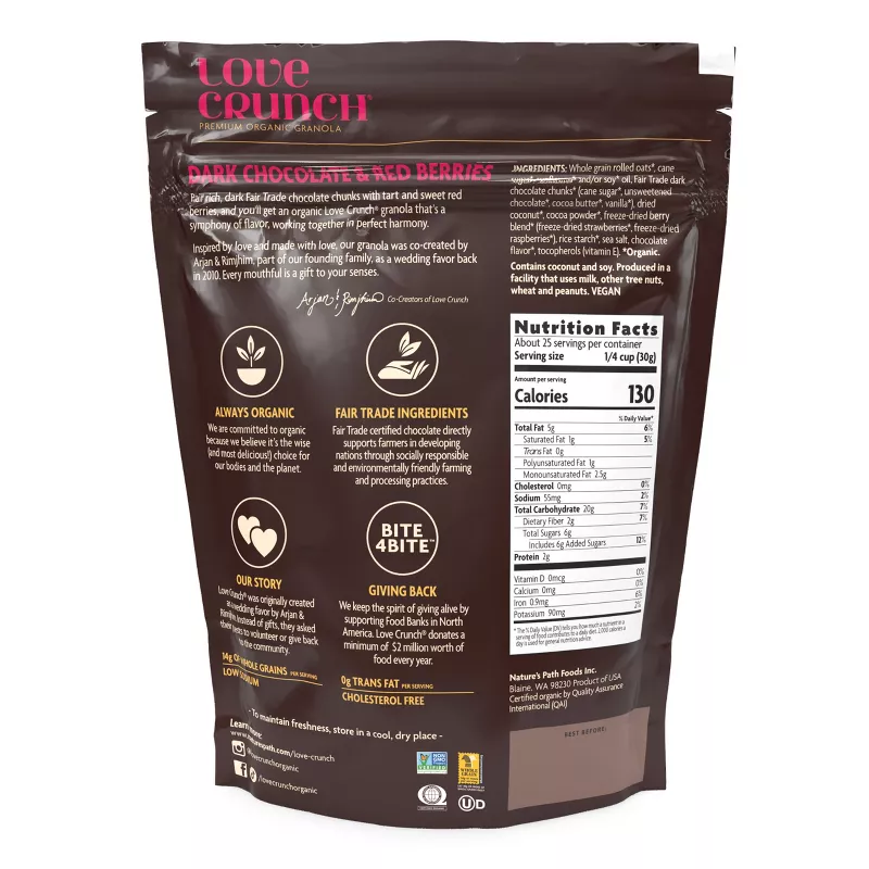 Nature's Path  Granola Dark Chocolate & Red Berries